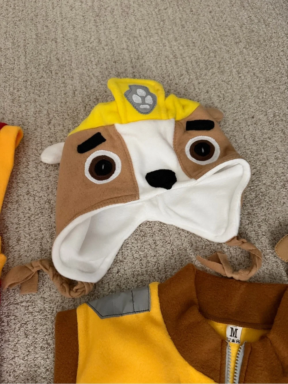 Paw Patrol Family Costume Vests Set - Red, Pink & Yellow